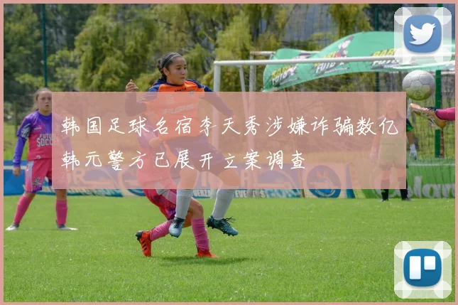 韩国足球名宿李天秀涉嫌诈骗数亿韩元警方已展开立案调查